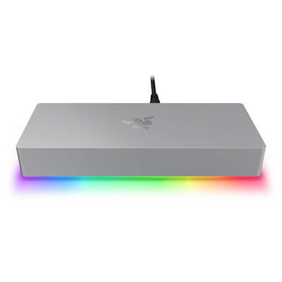 Razer Thunderbolt 5 Dock 10 Port Mercury Chroma Rgb Docking Station RC21-02290200-R3W1