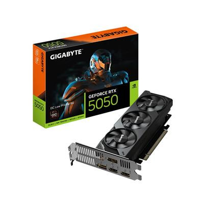 Gigabyte Geforce Rtx 5050 Oc 8Gb Gddr6/Pci Express 5.0/Mhz/20000Mhz/Low Profile GV-N5050OC-8GL