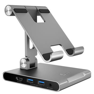 J5create Multi-Angle Stand With Docking Station for Ipad Pro JTS224-N