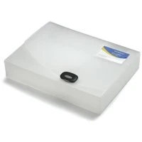 Rapesco 60Mm Rigid Wallet Box File A4 Clear 0714