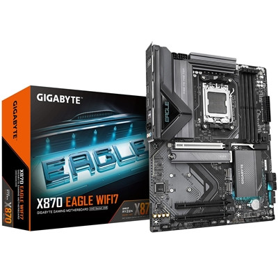 Gigabyte X870 EAGLE WIFI7 Amd Am5 Socket Motherboard Atx 4X Ddr5 Slots 3X M.2 So X870 EAGLE WIFI7