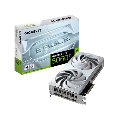 Geforce Rtx 5060 Ti Eagle Oc Ice 16Bg Gddr7 Graphics Card 4608 Cuda Cores 2617 M GV-N506TEAGLEOC ICE-16GD