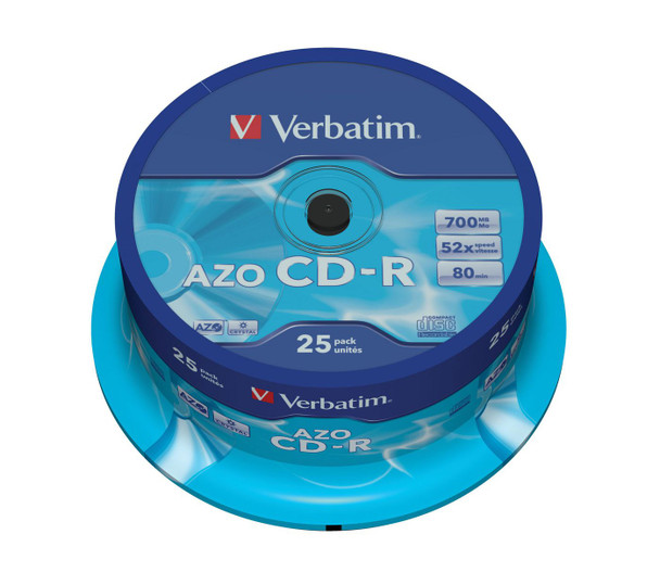 Verbatim 43352 AZO CD-R 52X 700MB Crystal 43352