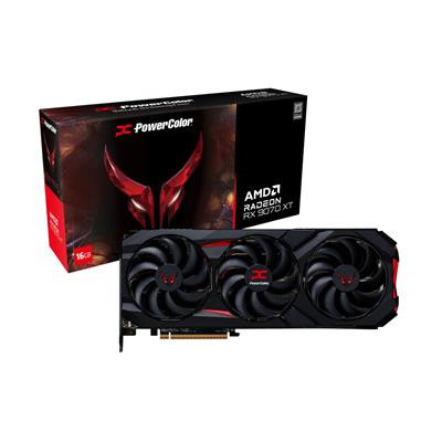 Powercolor Radeon Rx 9070 Xt Oc Red Devil 16Gb Gddr6/Pci Express 5.0/3010Mhz/200 RX9070XT 16G-E/OC