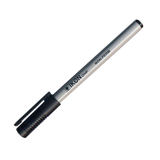 Valuex Ohp Pen Non-Permanent Medium 0.7Mm Line Black Pack 10 742001
