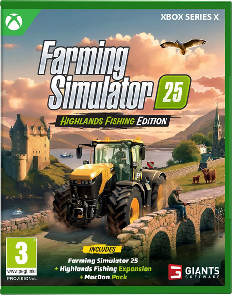 Farming Simulator 25 Highlands Fishing Edition Microsoft XBox Series X Game