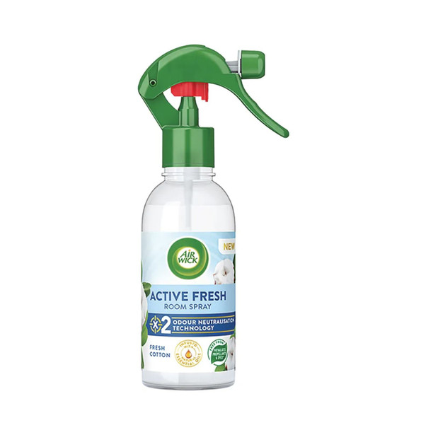 Air Wick Active Fresh Room Spray Fresh Cotton 236Ml - 3247159 3247159