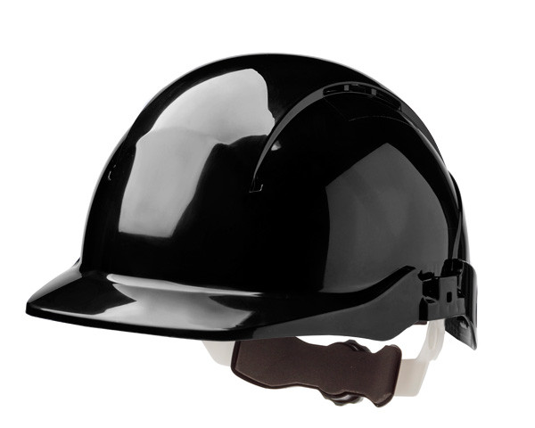 Centurion Concept Reduced Peak Vented Safety Helmet Black CNS08CKRF
