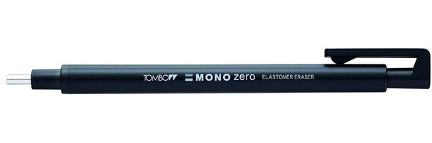 Tombow Eraser Mono Zero Round 23Mm Black EH-KUR11