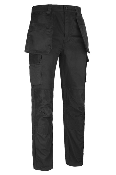 Beeswift Burgos Stretch Ripstop Holster Work Trousers Black Size 30R SFTBURBL30R