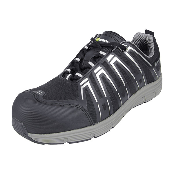 Beeswift Trainer Shoe S3 Non Metallic Black/Grey Size 4 CF2604