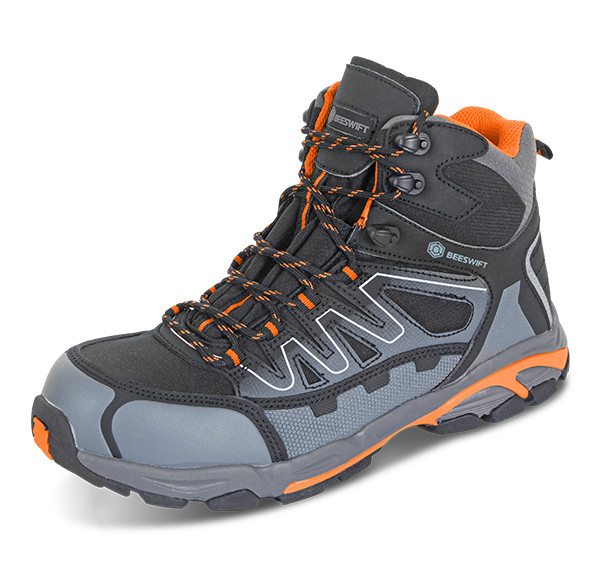 Beeswift Hiker S3 Composite Boot Black/Orange Size 11 CF3511