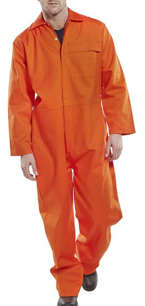 Beeswift Fire Retardant Boilersuit Orange Size 36 CFRBSOR36