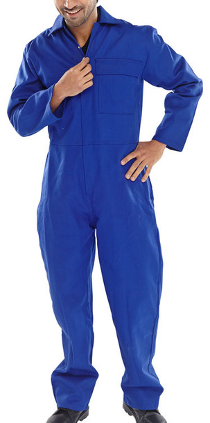 Beeswift Fire Retardant Boilersuit Royal Blue Size 38 CFRBSR38