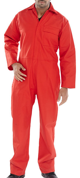 Beeswift Fire Retardant Boilersuit Red Size 50 CFRBSRE50