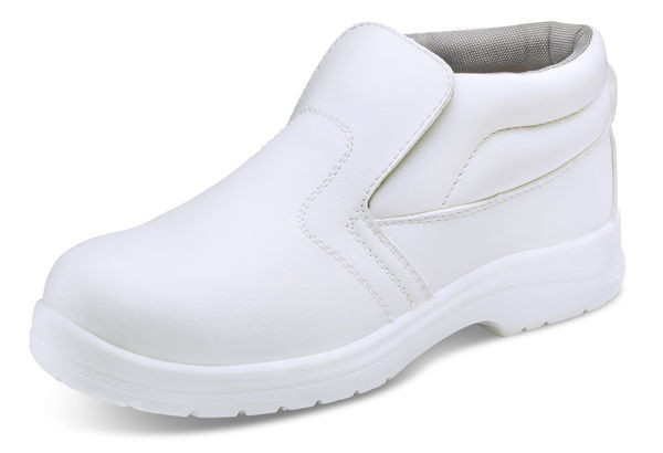 Beeswift Micro-Fibre Boot S2 White Size 6.5 CF85206.5