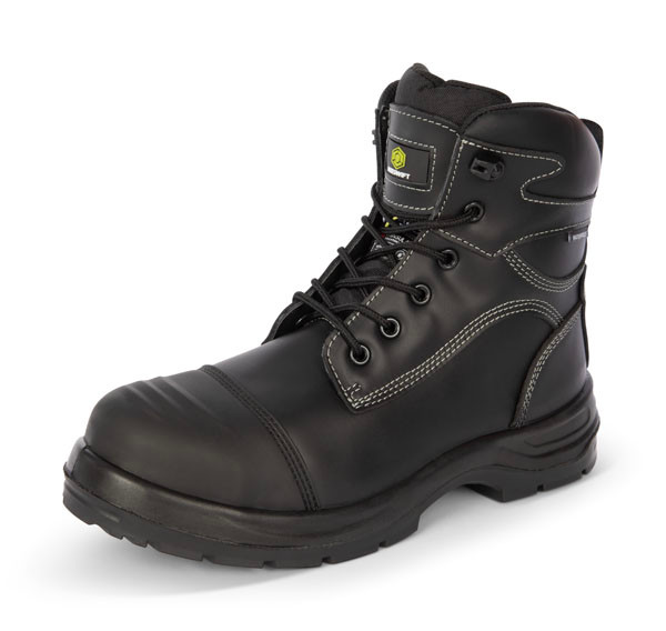 Beeswift Trencher Boot Black Size 5 CF66BL05