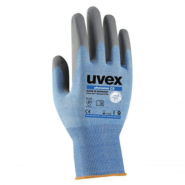 Uvex Phynomic C5 Glove Blue Size 10 UV6008110