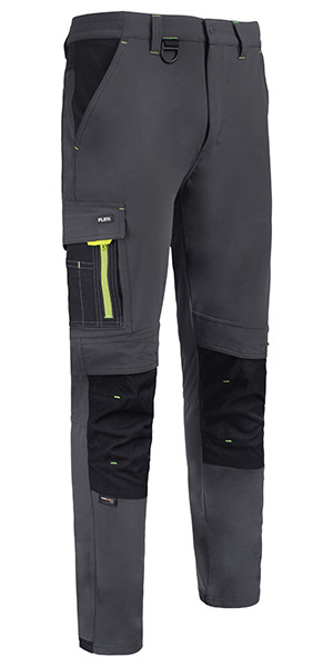 Beeswift Flex Workwear Trousers Grey / Black Size 36T SFTGYBL36T