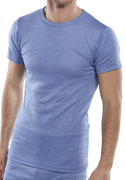 Beeswift Themal Vest Short Sleeve Blue Size XXXL THVSSXXXL