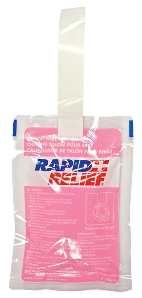 Rapid Relief Infant Heel Warmer 3.75"X 5.5" White Size 5.5" RA94235