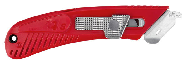 Phc S4 Spring Back Safety Cutter Left Handed Red S4SL