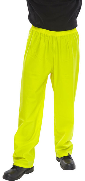 Beeswift Super Pu Trousers Saturn Yellow Size M SBDTSYM