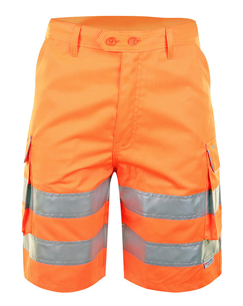 Beeswift Hi-Vis Rail Spec Shorts Orange Size 30 RSS30