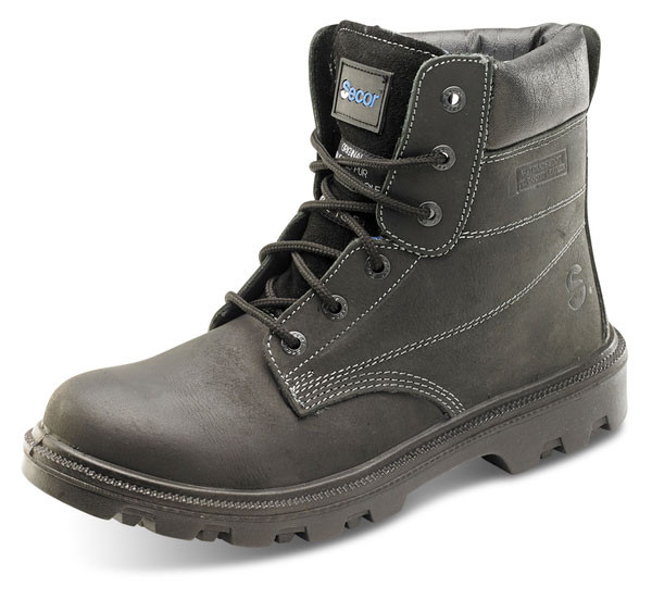 Beeswift Sherpa Dual Density 6 " Boot Black Size 12 SBBL12