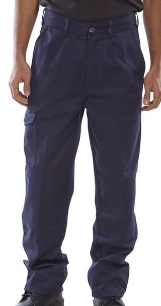 Beeswift Heavyweight Drivers Trousers Navy Blue Size 50T PCT9N50T