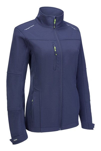 Beeswift Flex Womens Softshell Jacket Navy Blue Size L SFSJLNL