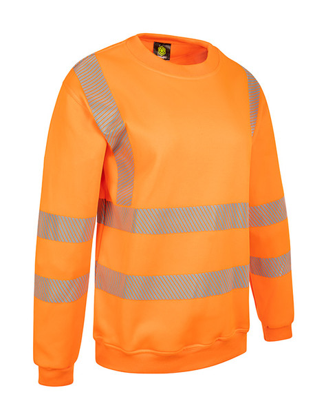 Beeswift Womens Hi-Vis Sweatshirt Orange Size XL WSSENORXL