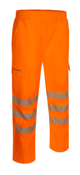 Beeswift Womens Hi-Vis Birkdale Over Trouser Orange Size S WBITORS