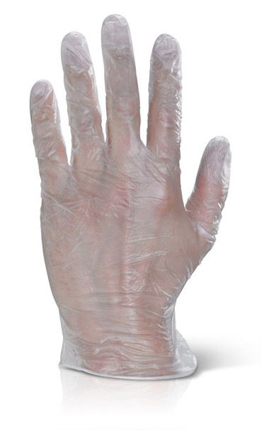 Beeswift Vinyl Gloves Powder Free Clear Size M VDGPFM