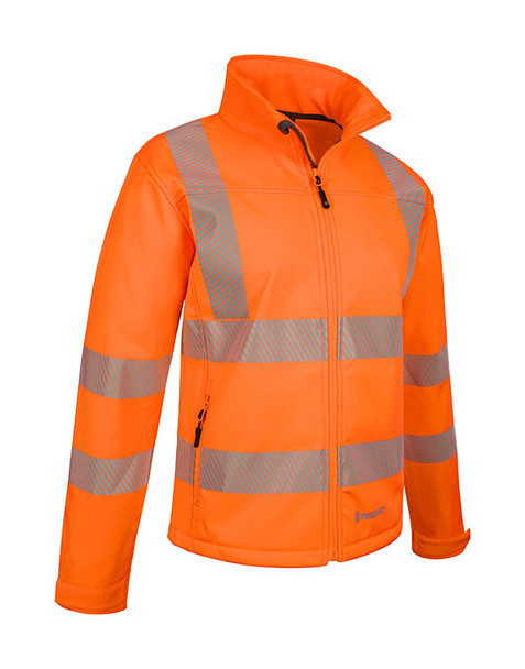 Beeswift Ladies Soft Shell Jacket Orange Size 3XL LSSJOR3XL