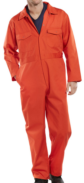 Beeswift Boilersuit Orange Size 34 PCBSOR34