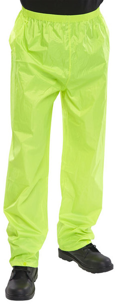 Beeswift Nylon Trousers Saturn Yellow Size XXL NBDTSYXXL