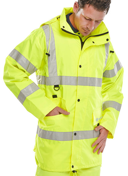 Beeswift Jubilee Hi-Vis Jacket Saturn Yellow Size S JJSYS