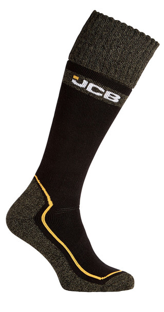 Jcb Workwear Pro Tech Wellington Socks Black Size 6-8.5 JCBX000102