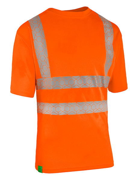 Beeswift Envirowear Hi-Vis Recyclable T-Shirt Orange Size 4XL EWCTSOR4XL