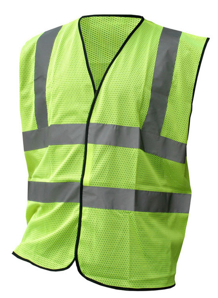 Beeswift Hi-Vis Mesh Vest Saturn Yellow Size XL HVMWSYXL