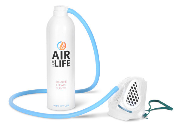 Air for Life Emergency Escape Device White Size 22L CM1990