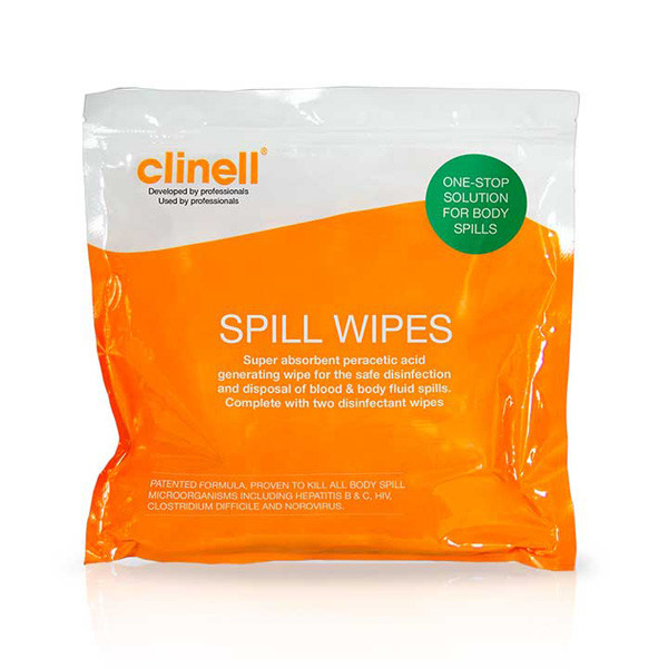 Clinell Spill Wipes White CM1904