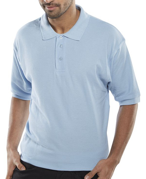 Beeswift Standard Polo Shirt Sky Blue Size XS CLPKSSXS