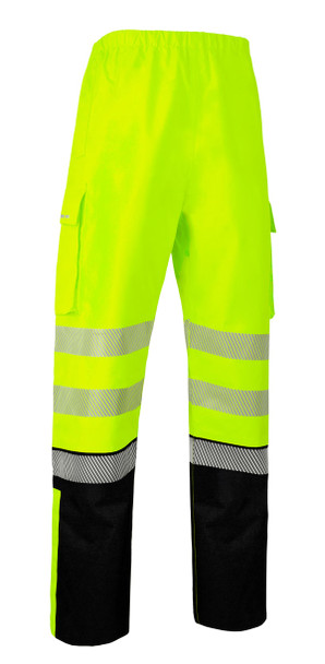 Beeswift Deltic Hi-Vis Two-Tone Ripstop Breathable Waterproof Trouser Yellow 5XL BSDTRTTSYN5XL