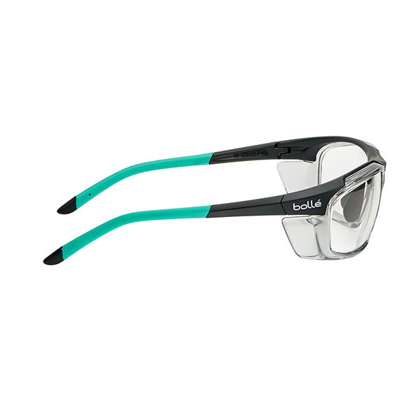 Bolle Safety Harper Broblu Safety Glasses Grey/Blue BOPXFHARP208