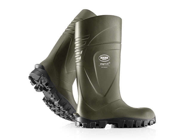 Bekina Steplite X Solid Grip Non Safety Wellingtons Green Size 13 BNXAN1P918013