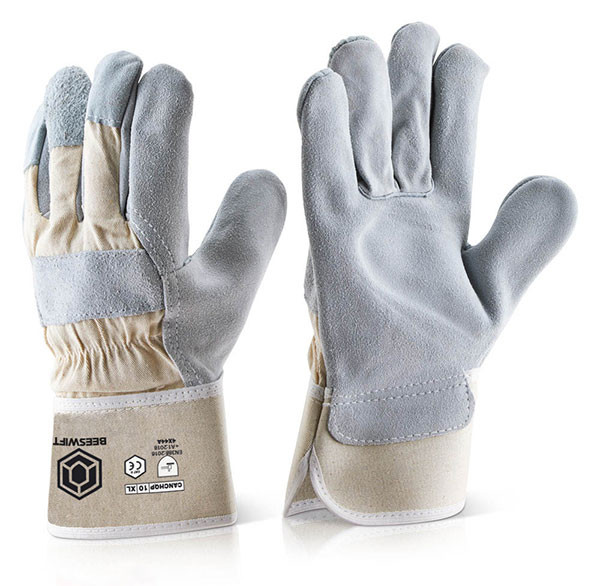 Beeswift Canadian High Quality Rigger Gloves White CANCHQPN