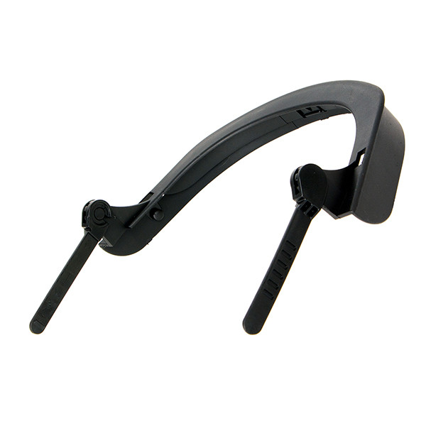 Climax Helmet Mounted Face Shield Carrier Black CXFSH