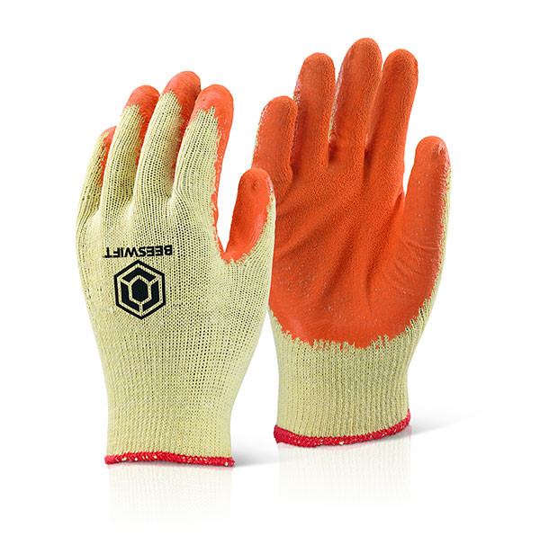 Beeswift Economy Multip Purpose Grip Gloves Orange Size M EC8NORM